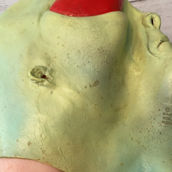 Vintage 90s The Paper Group UFO Alien Outer Space Halloween Costume Mask - Picture 7 of 8